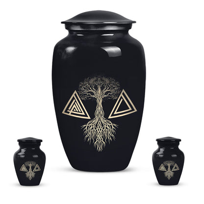 catholic funeral urn for adult human ashes