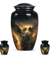 abstract-themed catholic urn for adult ashes
