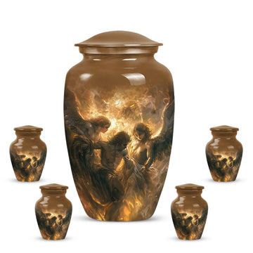 Large Urn with 4 Small Urn