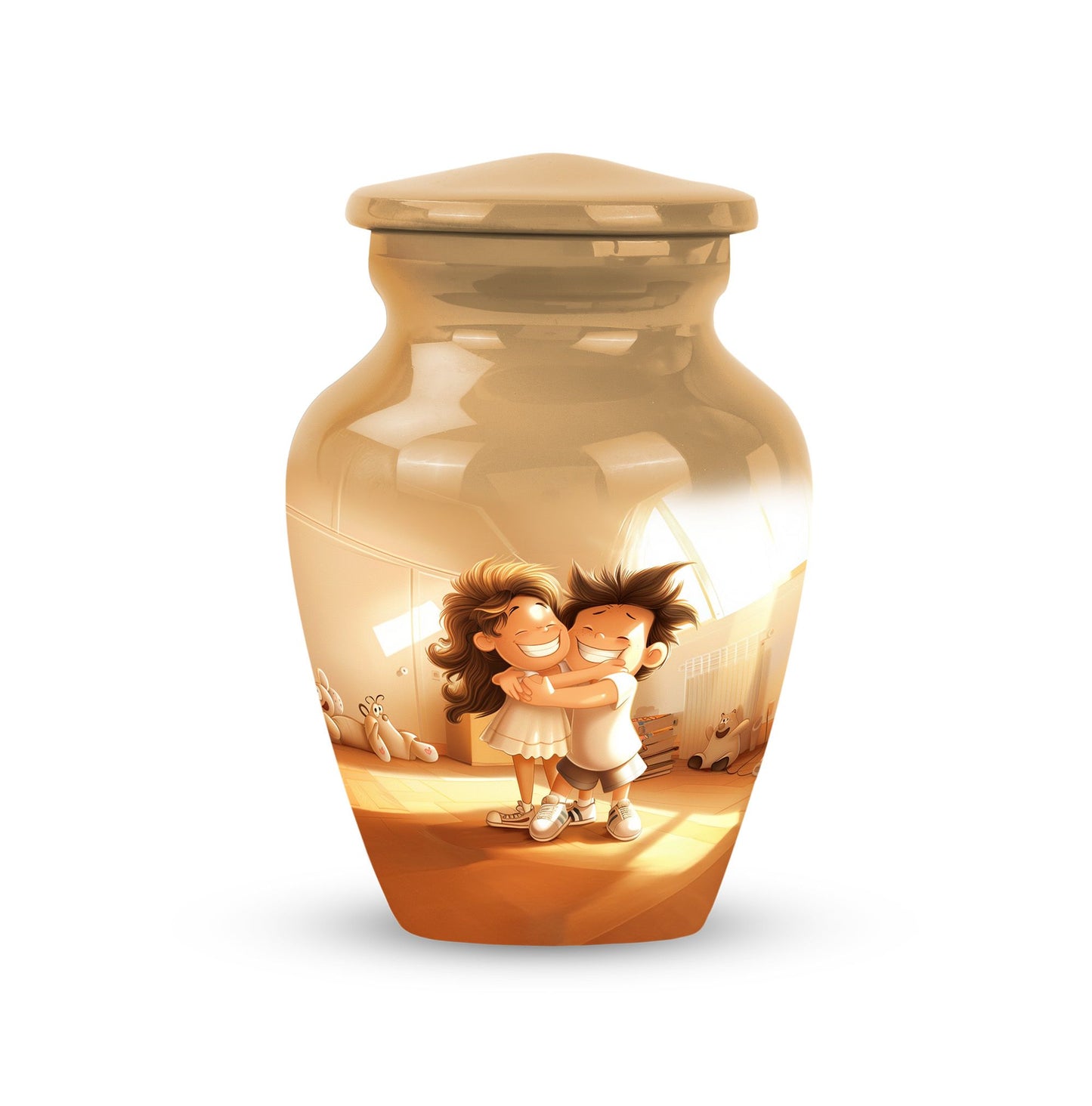 brother and sister urn for cremation ashes.