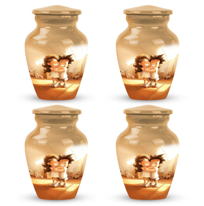 brother and sister urn for cremation ashes.