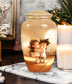 brother and sister urn for cremation ashes.