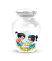 Classic 10-inch brother and sister memorial urn