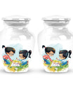 Classic 10-inch brother and sister memorial urn