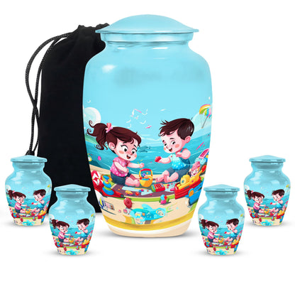 10 Inch Classic urn for brother and sister.