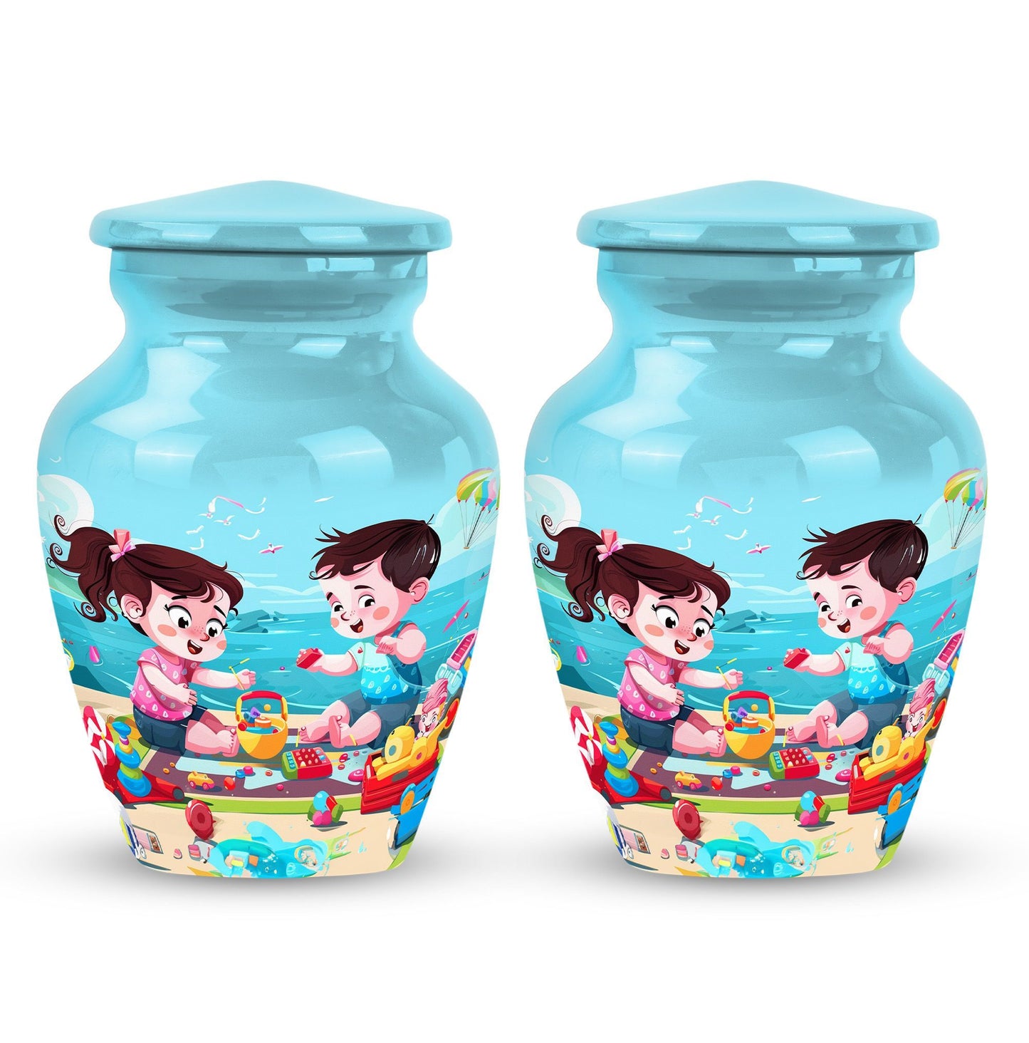 10 Inch Classic urn for brother and sister.