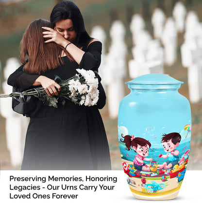10 Inch Classic urn for brother and sister.
