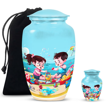 10 Inch Classic urn for brother and sister.