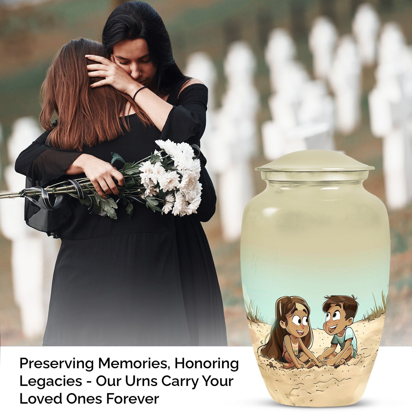 brother and sister burial ashes,