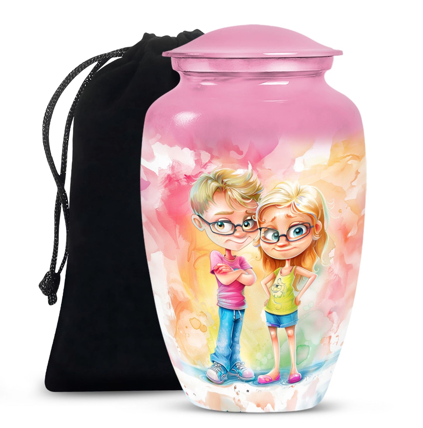 brother and sister memorial urn for adult ashes