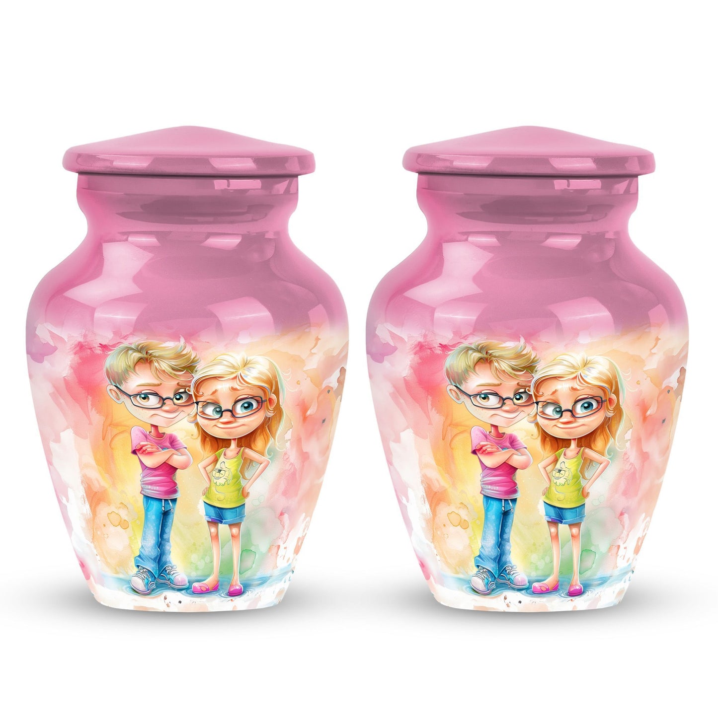 brother and sister memorial urn for adult ashes