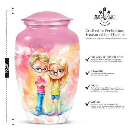 brother and sister memorial urn for adult ashes