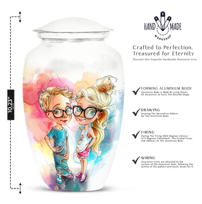 cremation urn for brother and sister.