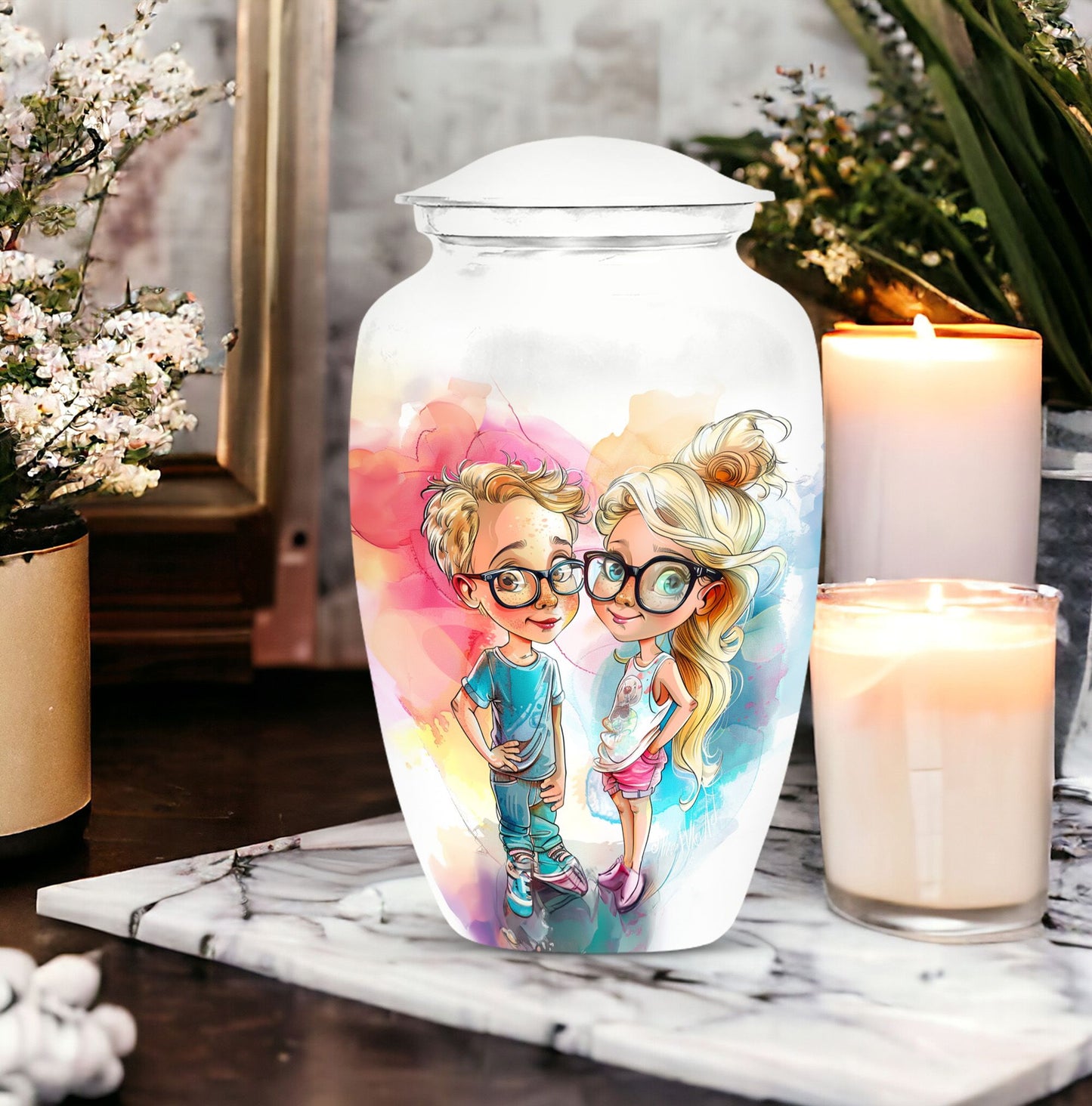 cremation urn for brother and sister.