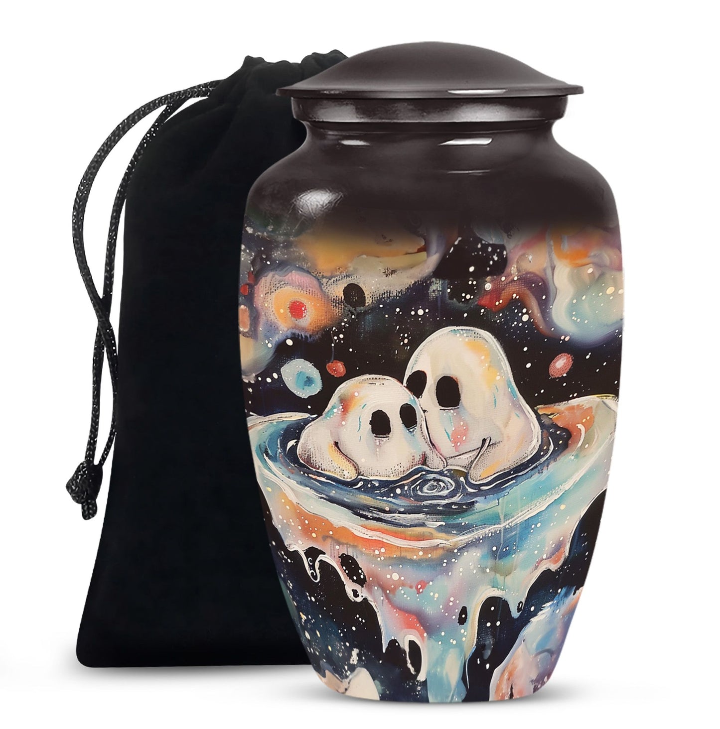 10-inch Classic Aluminium Brother and Sister Urn