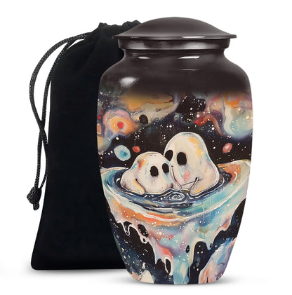 10-inch Classic Aluminium Brother and Sister Urn