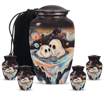 Large Urn with 4 Small Urn