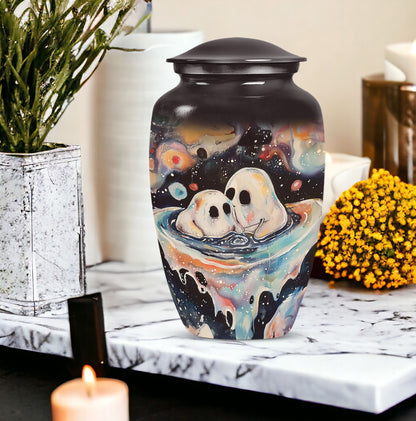 10-inch Classic Aluminium Brother and Sister Urn