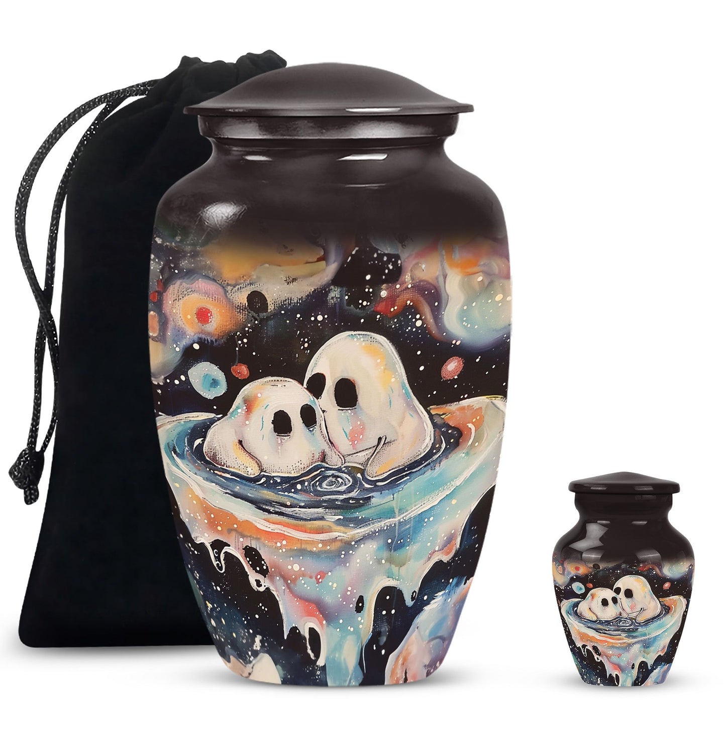 10-inch Classic Aluminium Brother and Sister Urn