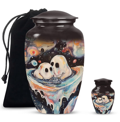 10-inch Classic Aluminium Brother and Sister Urn