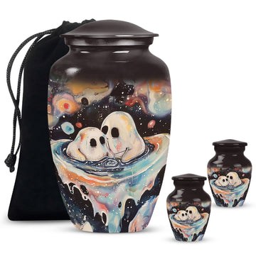 Large Urn with 2 Mini Urn