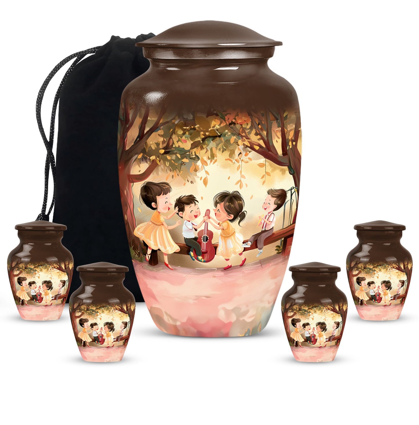 brother and sister memorial urn