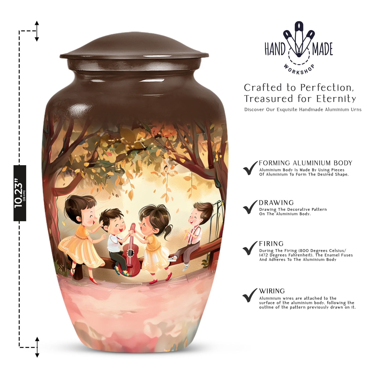brother and sister memorial urn