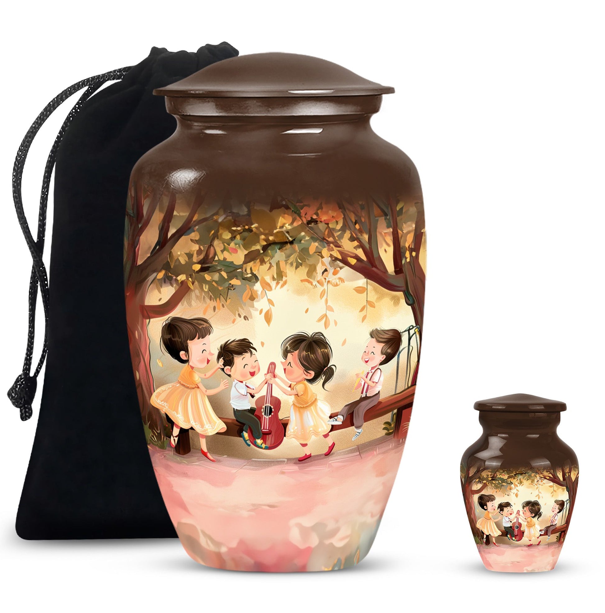 brother and sister memorial urn