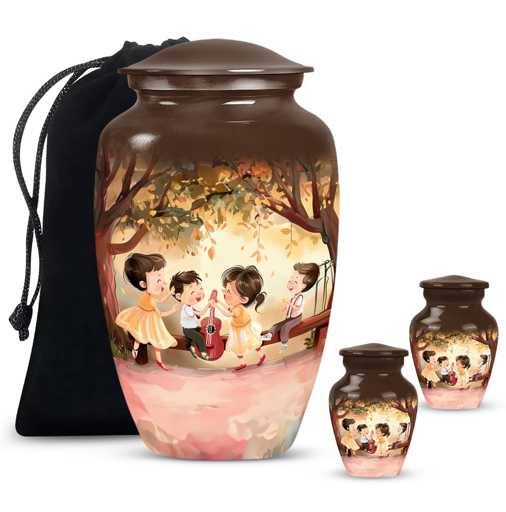 brother and sister memorial urn