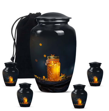 Large Urn with 4 Small Urn