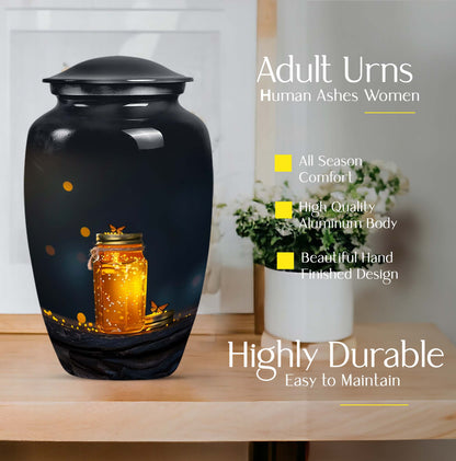 classic honey pot urn for adult ashes