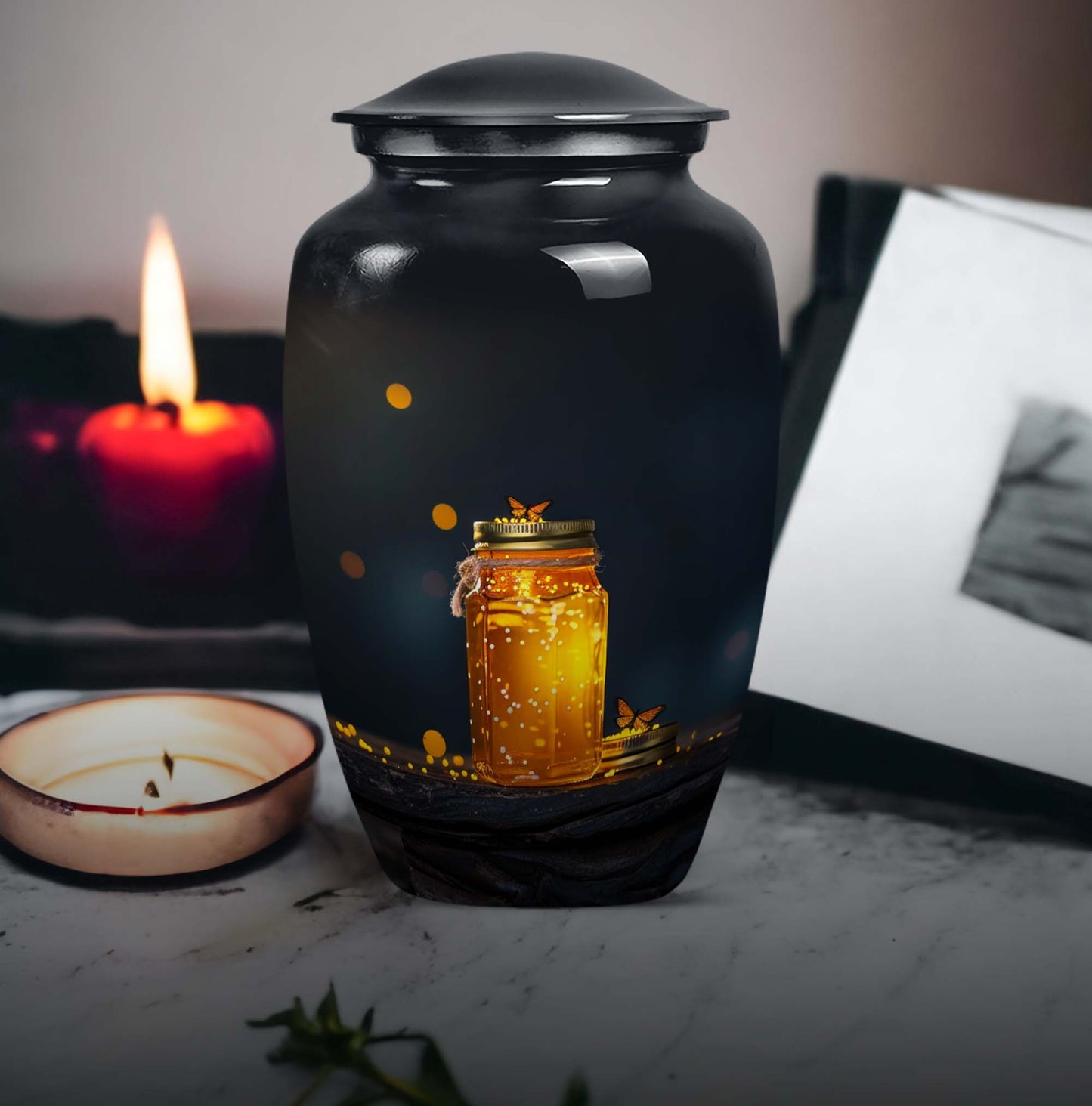 classic honey pot urn for adult ashes