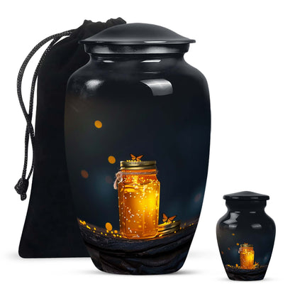 classic honey pot urn for adult ashes