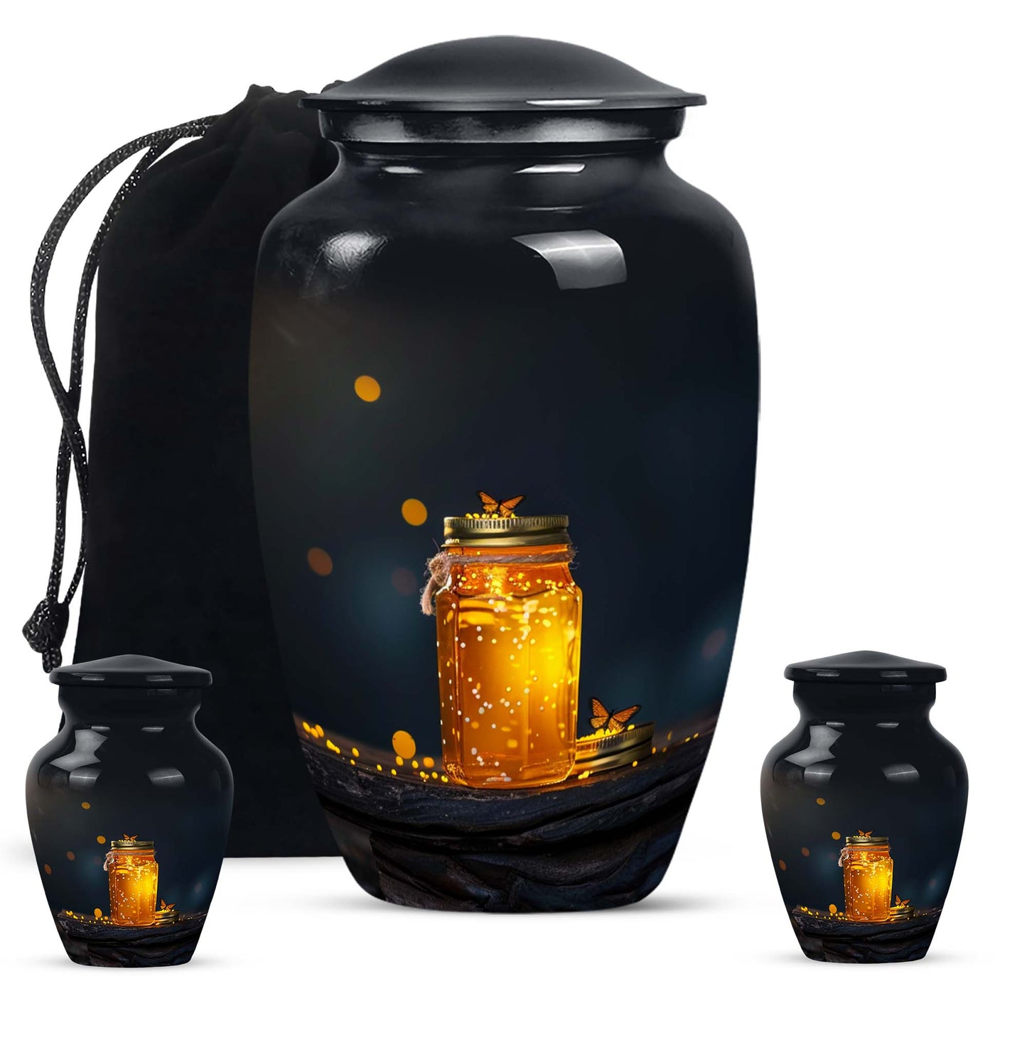 classic honey pot urn for adult ashes