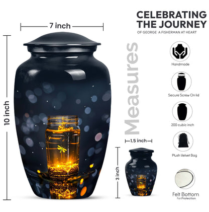honey pot urn for human ashes