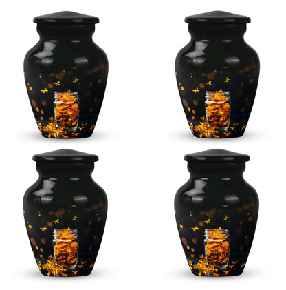 10-inch Honey pot Urn depiction, abstract 