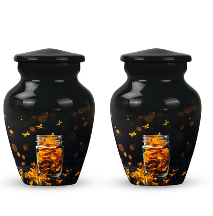 10-inch Honey pot Urn depiction, abstract 