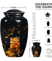 10-inch Honey pot Urn depiction, abstract 