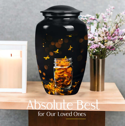 10-inch Honey pot Urn depiction, abstract 