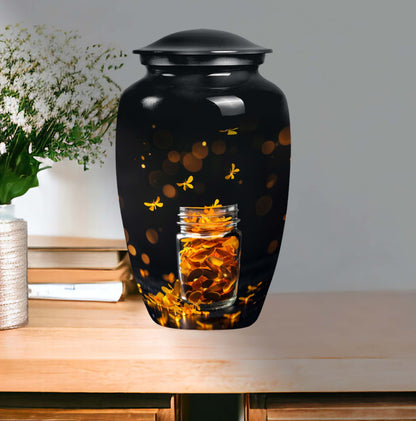 10-inch Honey pot Urn depiction, abstract 