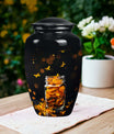 10-inch Honey pot Urn depiction, abstract 