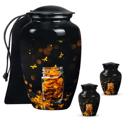 10-inch Honey pot Urn depiction, abstract 