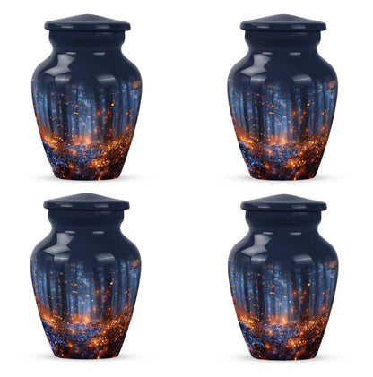 10-inch Twilight Forest Cremation Urn, personalized adult