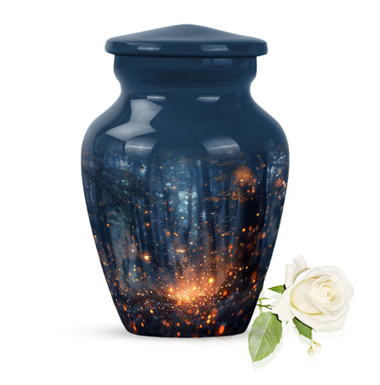 10 inch twilight forest Urn, durable aluminium classic urn.