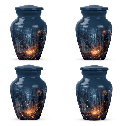 10 inch twilight forest Urn, durable aluminium classic urn.