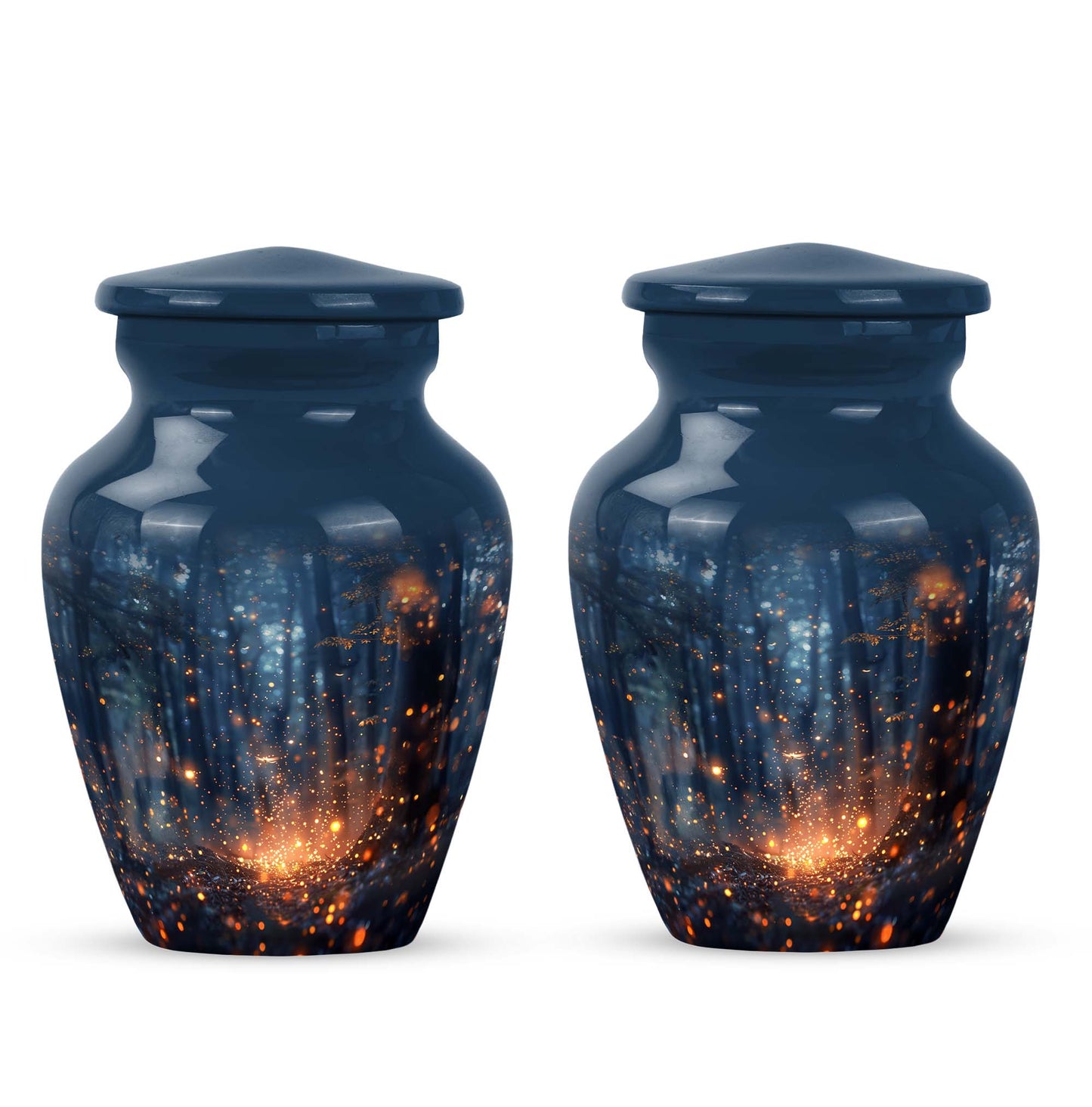 10 inch twilight forest Urn, durable aluminium classic urn.