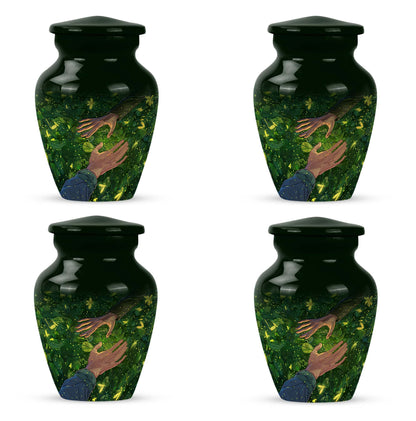 10-inch classic urn, crafted from , for adult human ashes