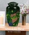10-inch classic urn, crafted from , for adult human ashes