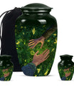 10-inch classic urn, crafted from , for adult human ashes