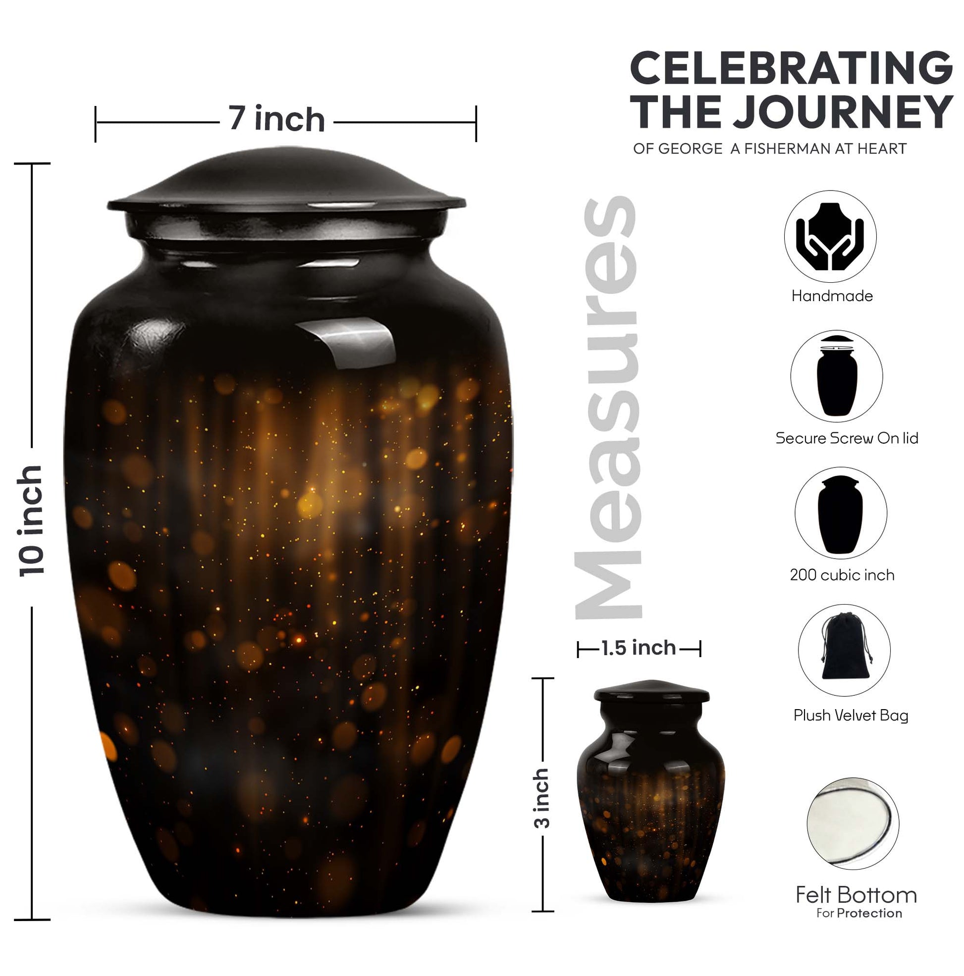 10-inch twilight forest Urn